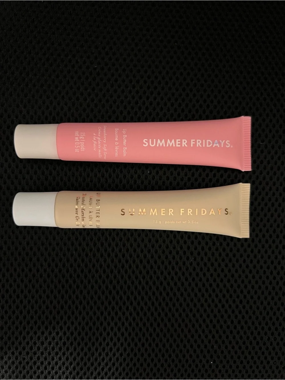Summer Fridays Lip Butter Duo — Pink & Cream Tubes